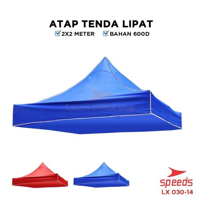 SPEEDS Tenda Lipat Hanya Atap Tenda Dapat diLipat 2x2 Meter oxford 600D Camping Outdoor 030-14