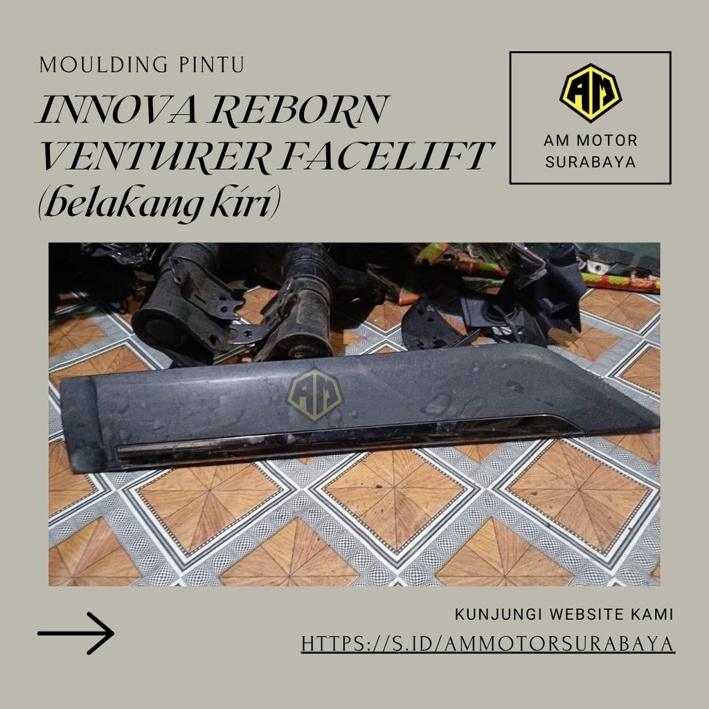 Moulding Pintu INNOVA REBORN VENTURER FACELIFT (belakang kiri)