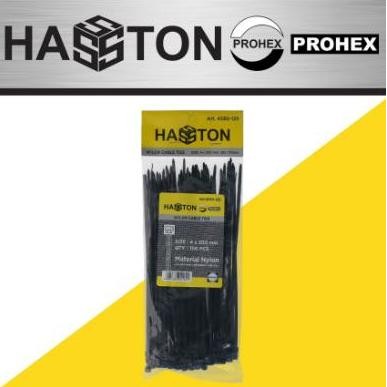 

Diskon! Cable Tie Hasston 5x300mm Hitam - Kabel Tis 30cm Prohex 4580-145
