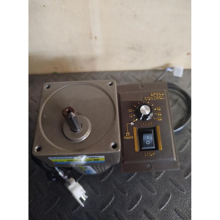 Ac Motor Gearbox  220V 25W  Variable Speed Control 1 Phase