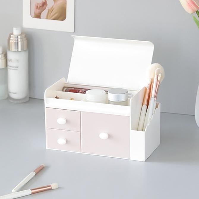 

Kotak Wadah Tempat Penyimpanan Pena / Alat Tulis / Pensil Multifungsi