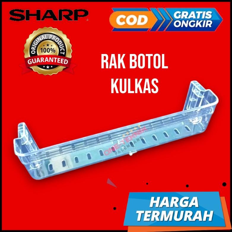 Promooo ORIGINAL | Rak Kulkas Sharp 1 Pintu | Rak Botol Kulkas Sharp