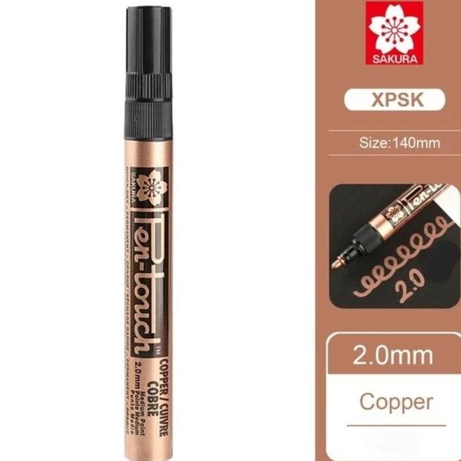 

Sakura Pen Touch Permanent Paint Marker Medium 2.0Mm # Copper