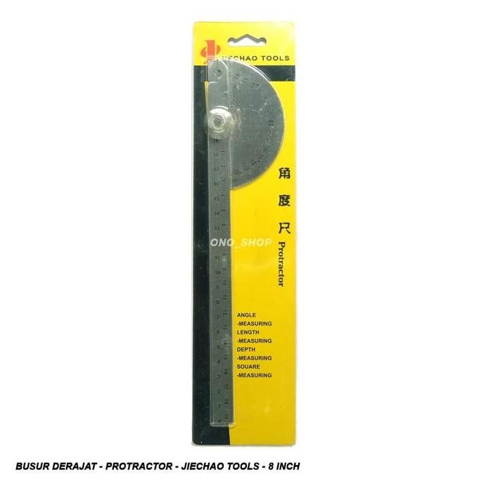 

Busur Derajat - Protractor - Jiechao Tools - 8 Inch