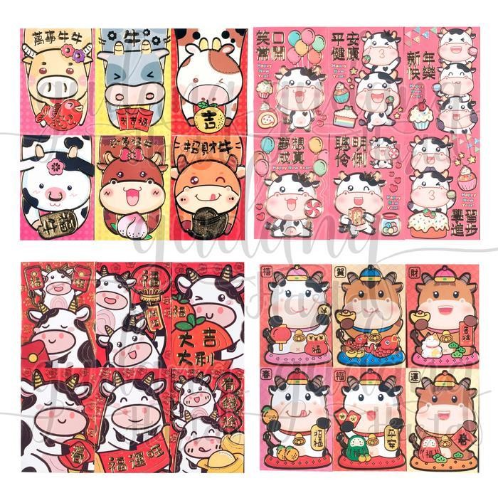 

LFM Angpao Sapi Kecil Murah Angpao Sapi Imut Cow Red Envelope GH 311355