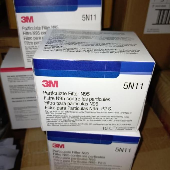 3M Particulate Filter N95. 5N11. Harga Per Box New Stok
