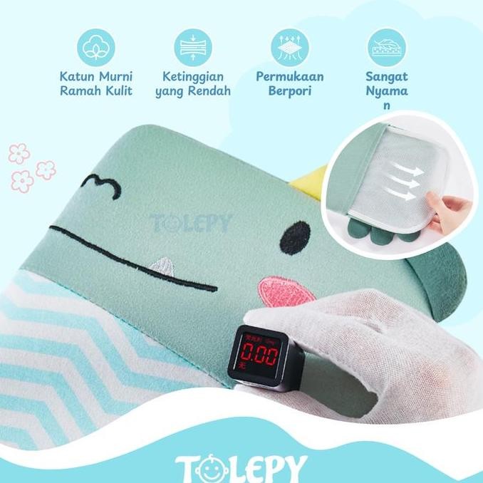 TOLEPY Bantal Newborn | Bantal Bayi Anti Peang | Stereotype Pillow | Anti Peyang LM
