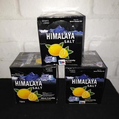 

(Allthebest) (BUNDLE BOX 12 PCS) Himalaya Salt candy / permen segar mint rasa lemon