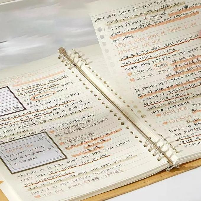 

buku binder b5 a5 notebook buku diary aesthetic buku tulis sekolah buku catatan tebal vintage lucu stationery BS