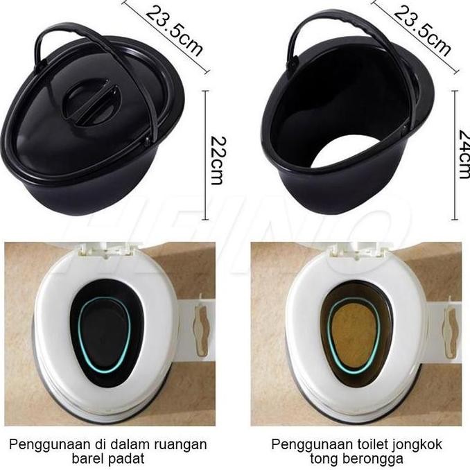 Ready Stok Hieno Closet Jongkok Closet Duduk Toilet Portable Kursi Toilet Duduk Toilettraining Anak 