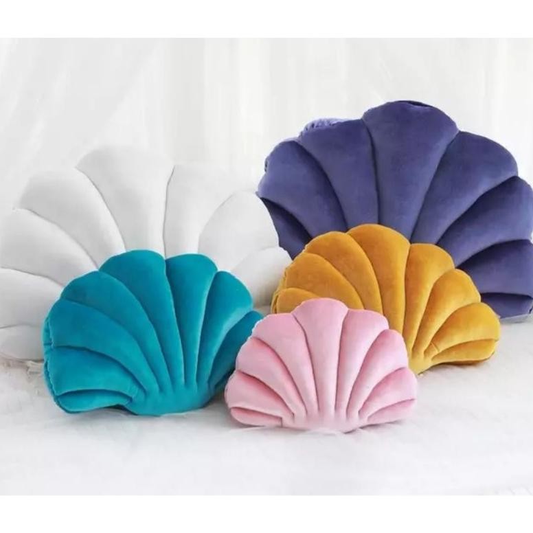 PROMOO BANTAL KERANG UNIK BANTAL SOFA BANTAL KURSI BENTUK KERANG/BANTAL SOFA KERANG LUCU DAN UNIK