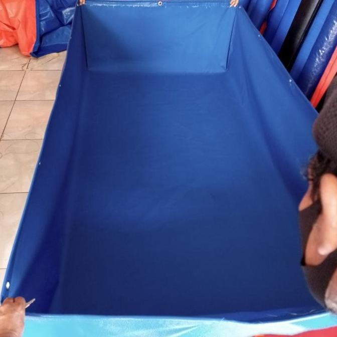 Terpal Kolam Ikan Uk 2007550 Bahan Terpaulin Semikaret Pvc
