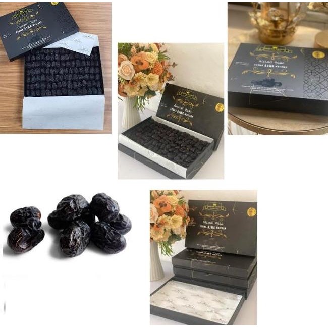 

Kurma Ajwa Al Madinah Exclusive Varian 1 Kg Dan Gram Food Snas Sna Makanan Camilan Kering Cemilan Manis