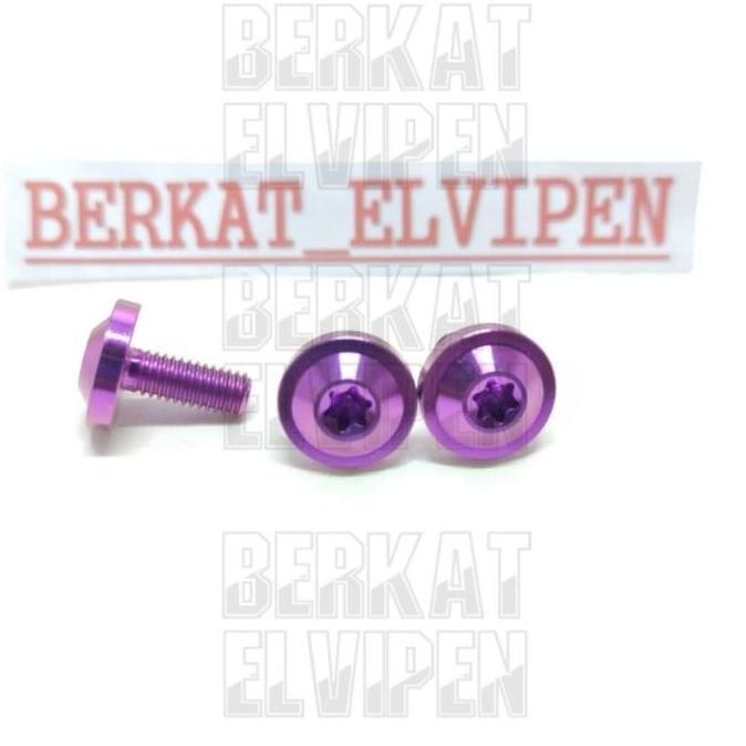 (Allthebest) Baut Titanium Cover Air Duct Keongan Beat Scoopy Spacy Vario 125/150