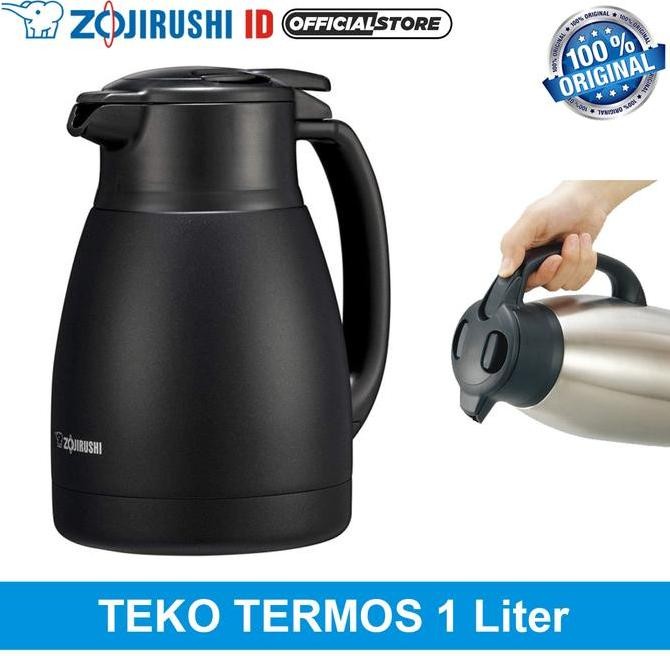 Siap Kirim ZOJIRUSHI SH-HC10 Teko Termos 1 Liter Vacuum Flask Stainless Original