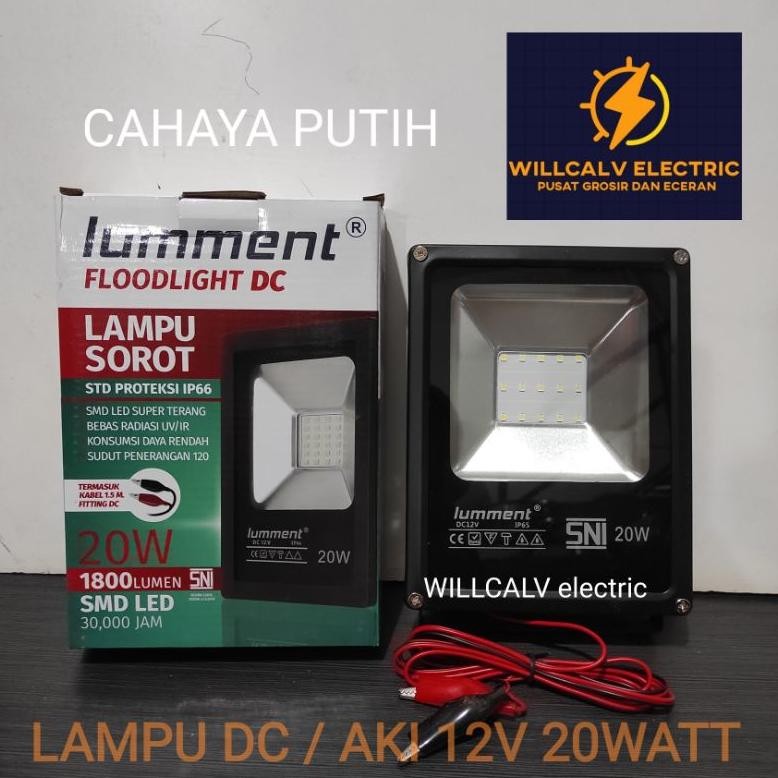 Terlaris Lumment Lampu Sorot Led Dc 12V 20W 20Watt 20 W - Lampu Sorot Dc 12V 20W 20Watt 20 W Cahaya 