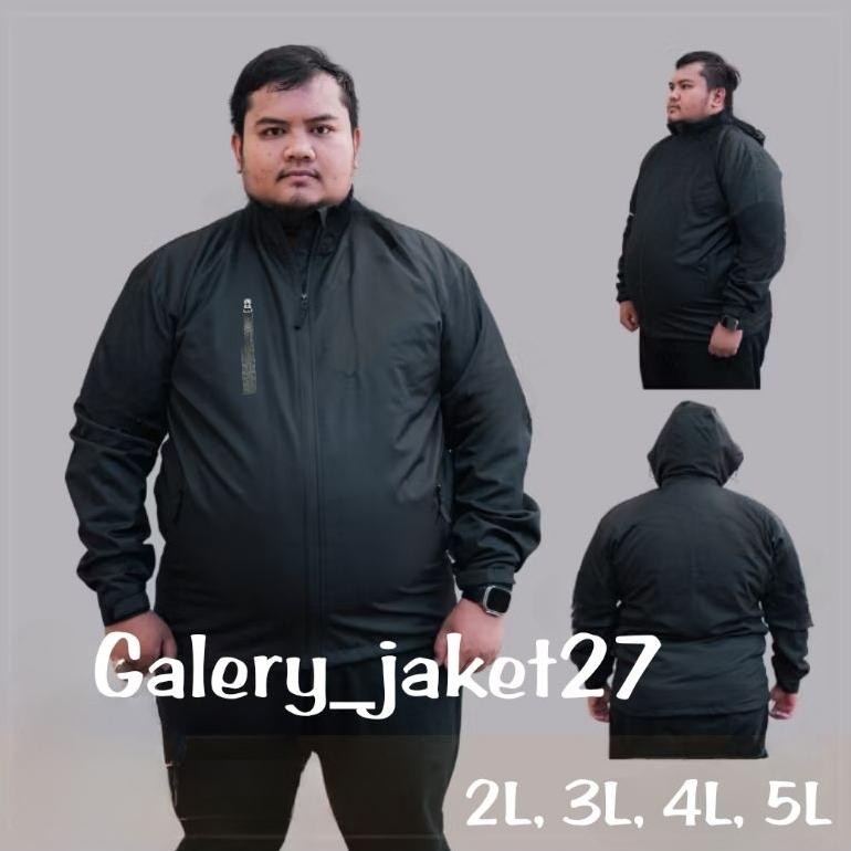 DS65 >> jaket jumbo / jaket pria jumbo / jaket parasut jumbo / jaket jumbo terbaru / jaket jumbo kek