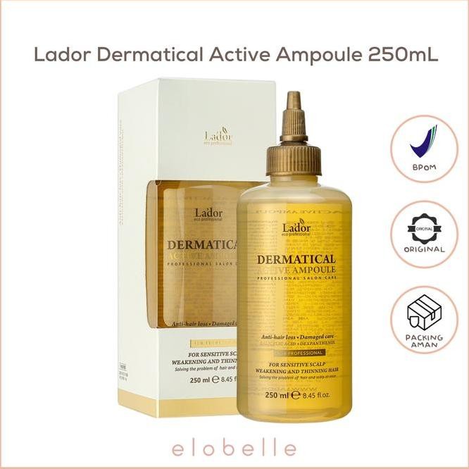 Terlaris Lador Dermatical Active Ampoule 250Ml / Ampul Pereda Kerontokan / Lador Dermatical Series /
