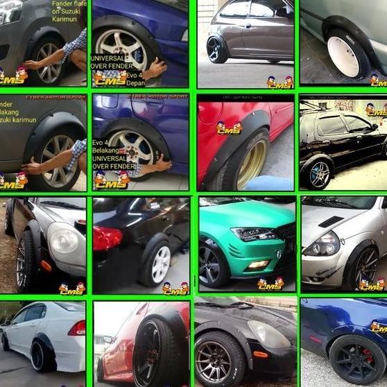 Athena - Lips fender motif carbon universal. lips spakbor mobil. list fender motif carbon. car fende