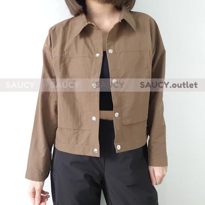 Sale Outer Polos Wanita Lengan Panjang