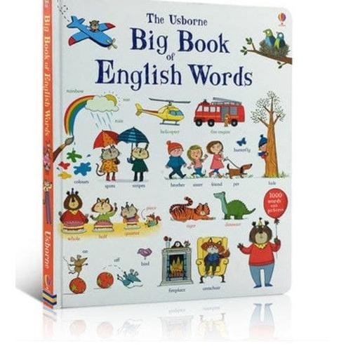 The Usborne Big Book of English Words Buku Besar MURAH