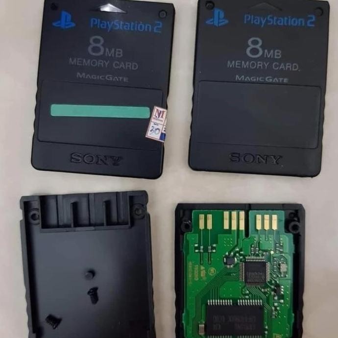 (Expert) MEMORY CARD ORIGINAL PS2 IC KAKI JAPAN