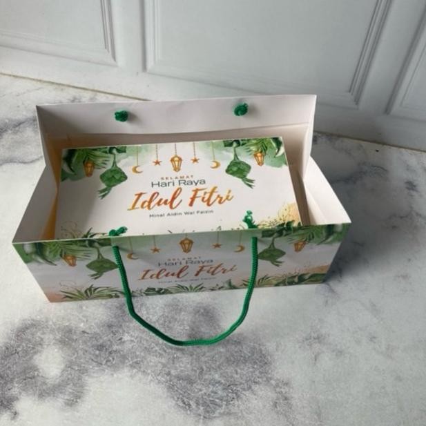 

5 Pcs Paper Bag + Dus idul Firri/dus lebaran/paper bag lebaran dan dus aSt