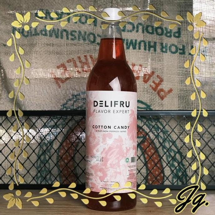 

Delifru Syrup Cotton Candy1 Liter - Rasa Permen Kapas 1 Liter Kualitas Terbaik Harga Termurah