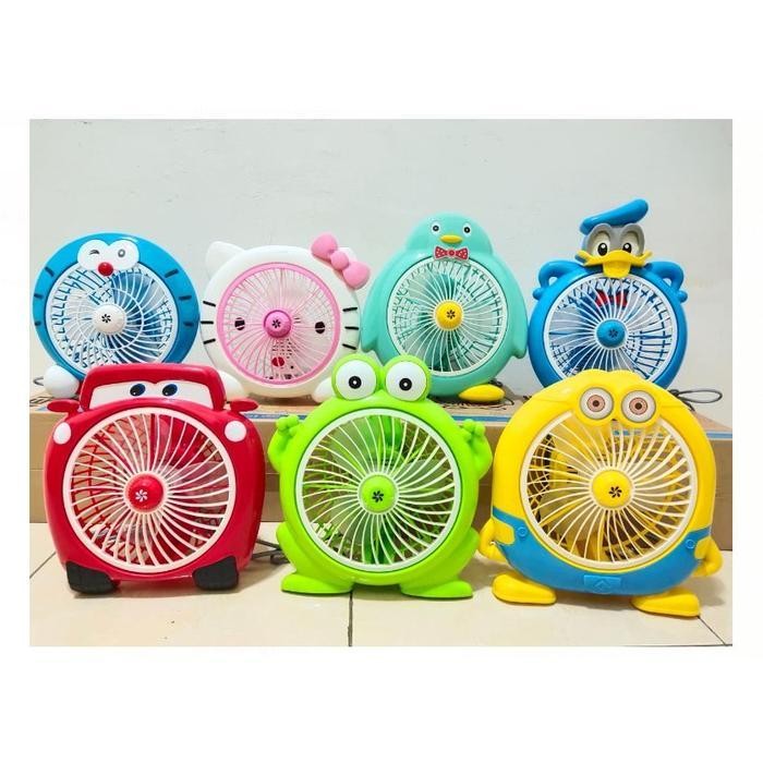 [Cod] [ Cod ] Kipas Angin Karakter 10Inch / Kipas Karakter Kartun / Kipas Angin Lucu / Kipas Angin D