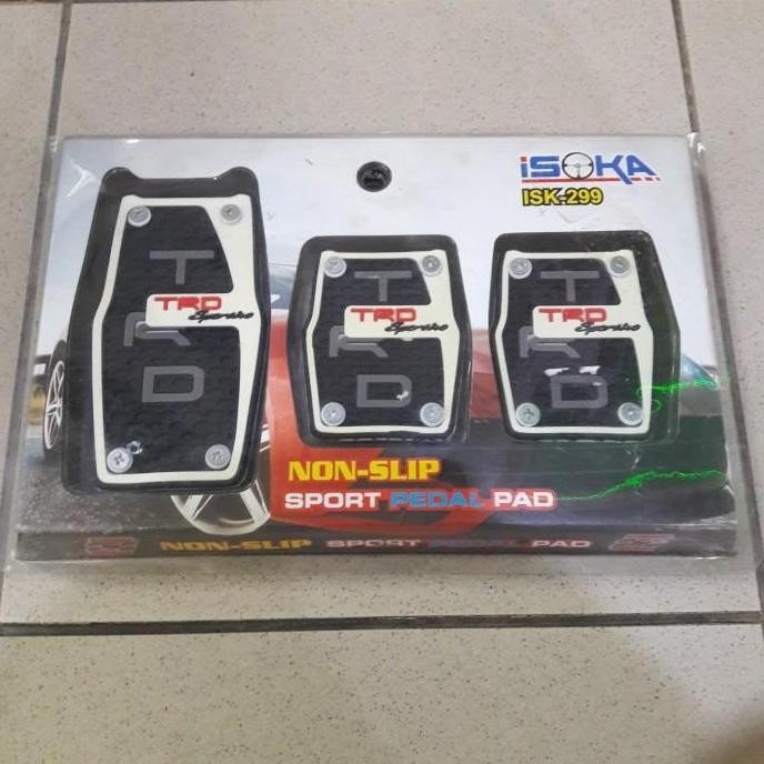 Pedal Gas Injakan Kaki Rem Kopling Mobil Manual Karet Cover Case Pad TERBAIK