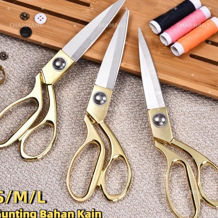 

Charmant Gunting Potong Kain Gunting Potong Bahan Kaintextile Scissors Tailor Scissors Alat Potong Gunting Kain Kertas