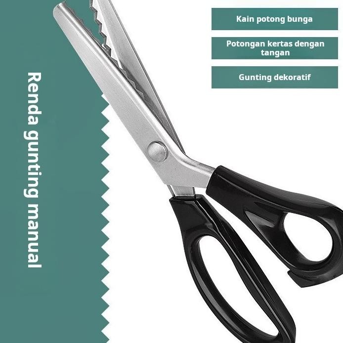 

Gunting Renda Bergeri Alat Pemotong Dekoratif Buatan Tangan Gunting Kreatif Diy Perlengkapan Kerajinan Pemotong Kertas Untuk Pelajar