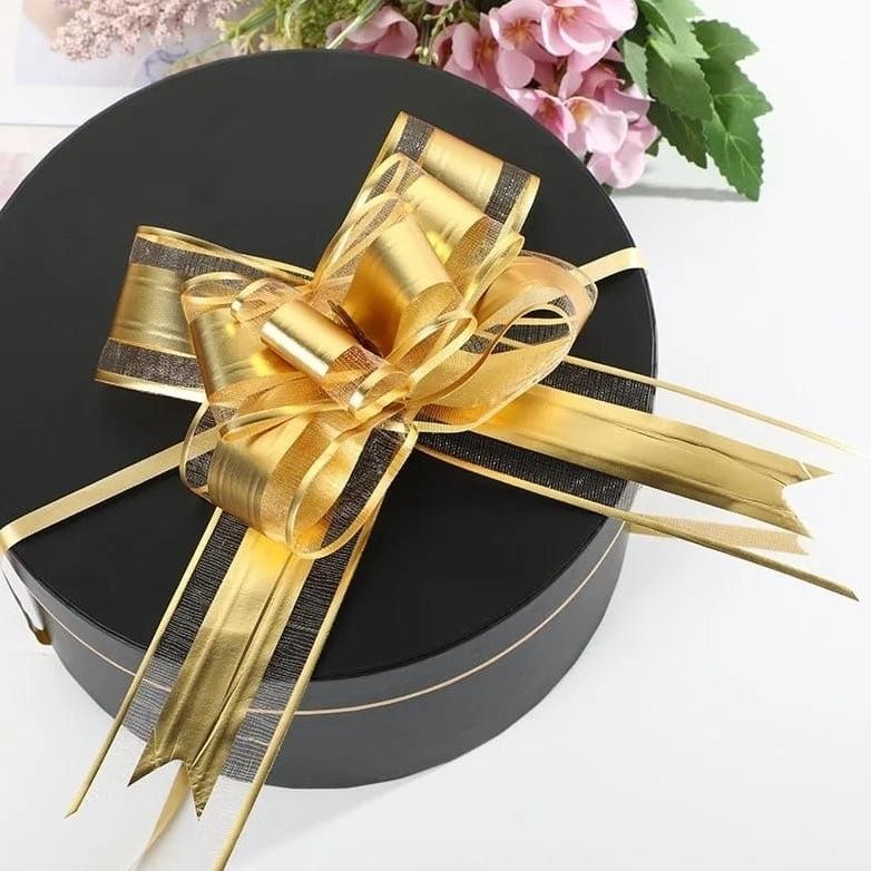 

Pita Tarik 32mm Warna Gold Isi +/-10Pcs aSt