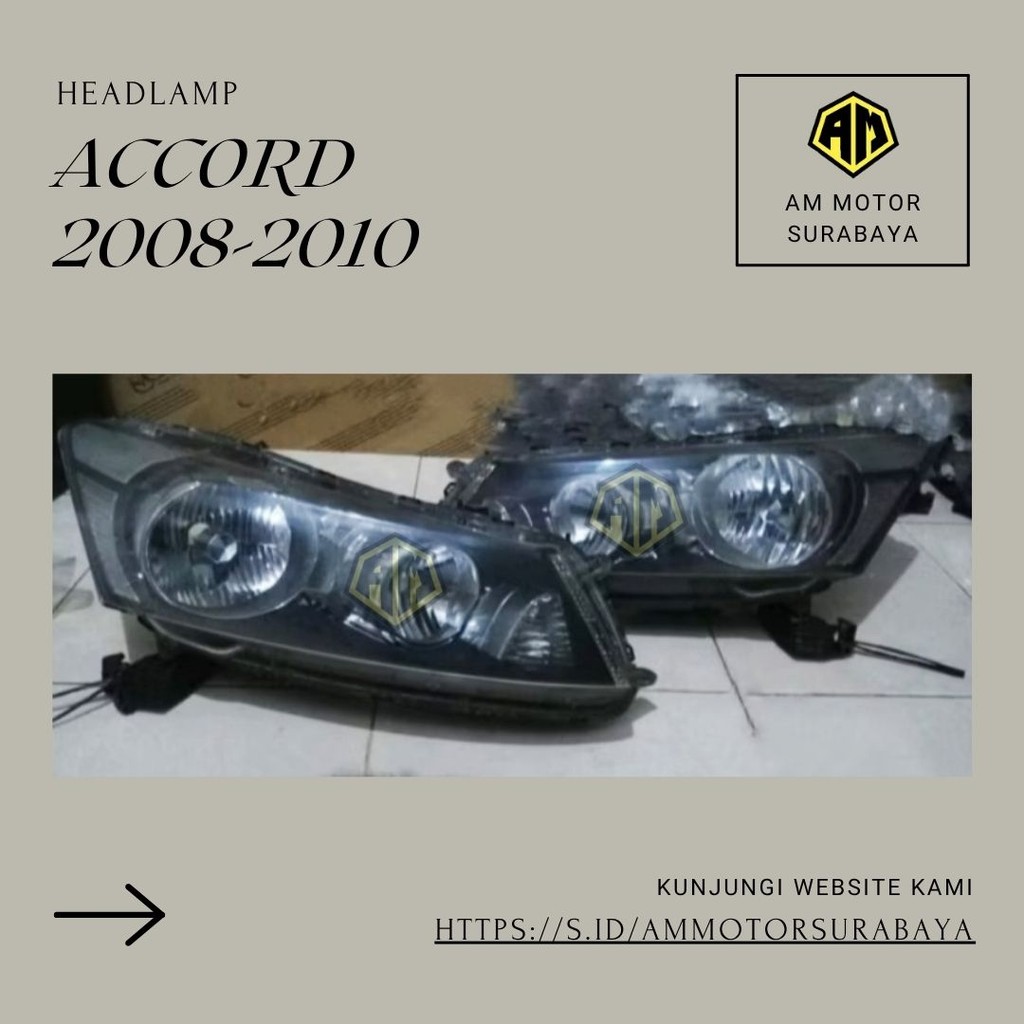 Headlamp ACCORD 2008-2010