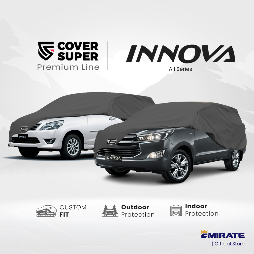 Sarung Mobil / Cover Mobil Toyota Innova Reborn Barong Polyester Premium Cover Super
