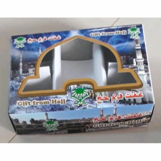 

Ready Kotak Dus Oleh-Oleh Haji Umroh Eksklusif Souvenir Besek Parcel Muslim
