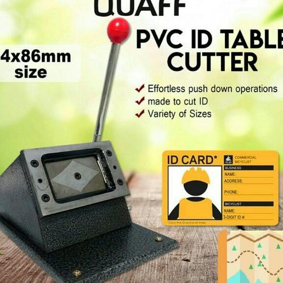 

Mesin Pemotong Kertas Kartu Id 86X54Mm Alat Plong Kartu Pvc Kualitas Terbaik