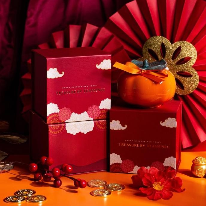 

Ready Tea Hampers Gift Set Imlek Lunar New Year CNY Premium Teassence