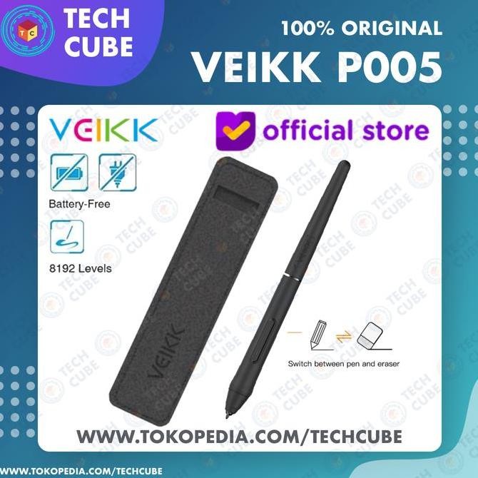 VEIKK P005 Digital Drawing Pen Stylus for VK640 VK1200 VK1060 PRO P05