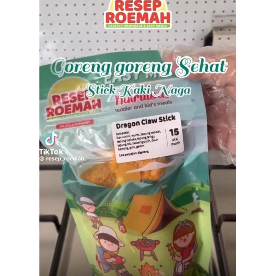 

(Allthebest) Resep Roemah Dragon Claw Stick / Stik Kaki Naga / Kids Food / No MSG