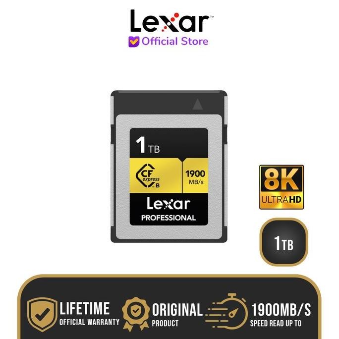 Lexar Professional Cfexpress Type-B Card Gold Series - 1Tb 8K Co