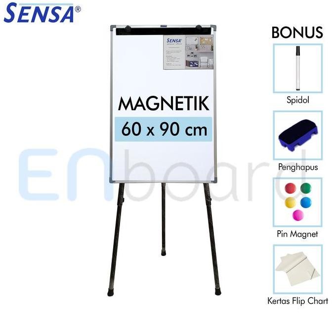 

Siap Kirim Flipchart Sensa 60x90cm - Papan Presentasi Flip Chart Non Magnet