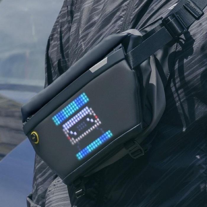 UT Divoom Pixoo Slingbag Pixel Tas Selempang Sling Bag Led Slempang