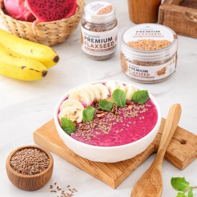 

GL Organic Flaxseed Canada Premium 100% / Flax Seed Kanada atau Biji Rami