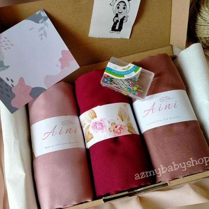 

Ready Hampers Gift Box Kado Hadiah Jilbab Paket 6 Variasi