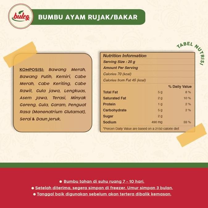 

Promo Bumbu Ayam Rujak / Bakar Buleg 1 Botol - Marinasi Praktis