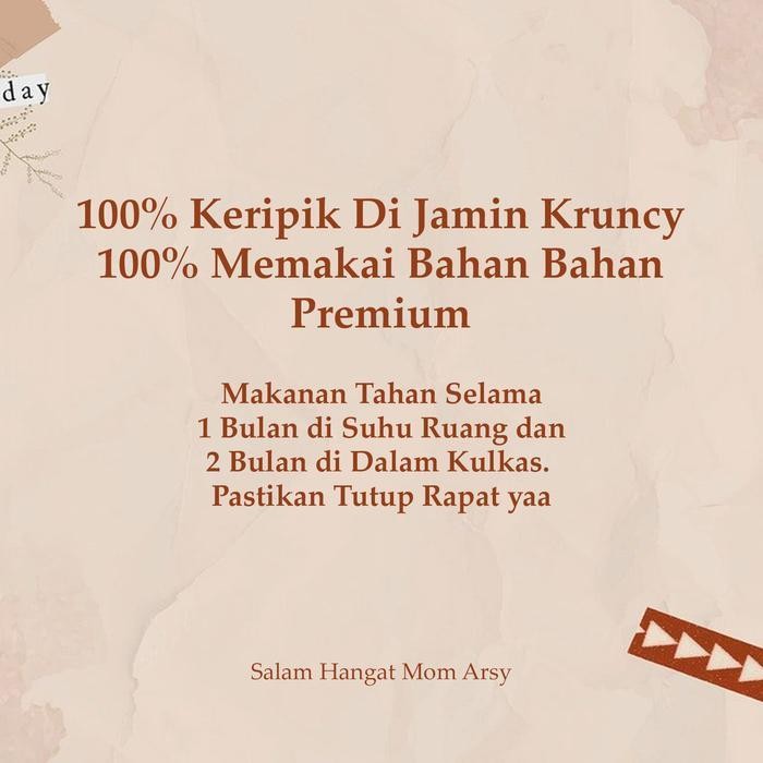 

Ccf (Beli 1 Gratis 1) Keripik Pisang Coklat Lumer Mom Arsy, 2 Box 1000Ml , Bebas Rasa, Snack Crispy Khusus Coklat Full Toping Kripik Cemilan Food Makanan Pedas Chips