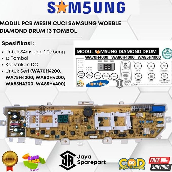 TERMURAH - Modul PCB Mesin Cuci S4msun9 WOBBLE WA70H4200 WA75H4200 WA80H4200 WA70H4000SG/SE WA85H440
