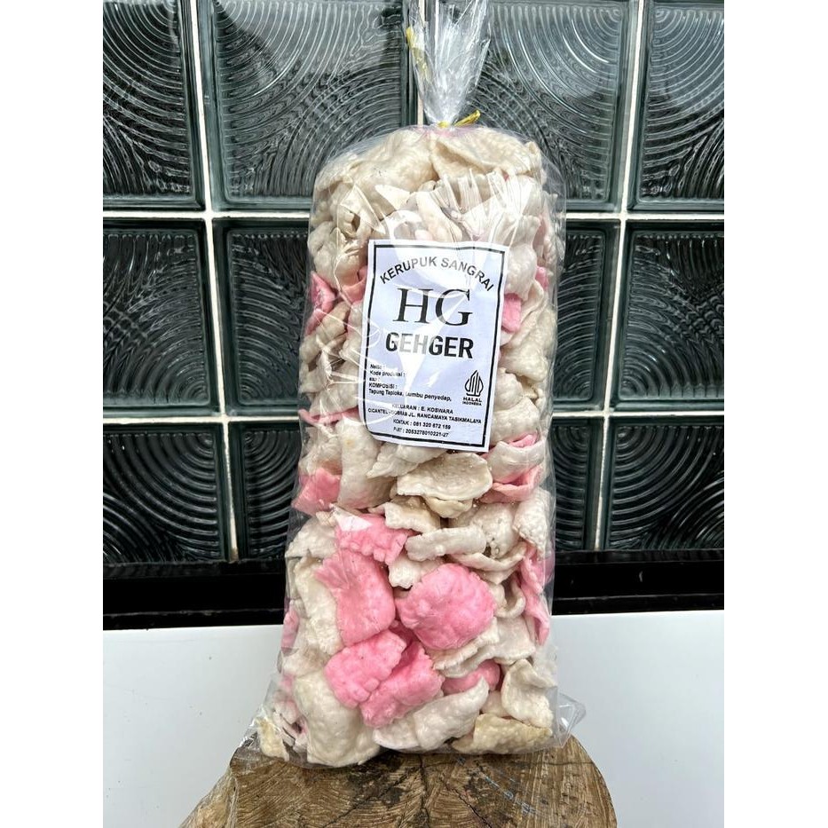 

Ccf Kerupuk Sangrai Hg Gehger 500Grm Camilan Snack Food Tapioka Snackparty Pack Cemilan Makanan Putih Keripik Upil Pasir Cikur Pink Manis