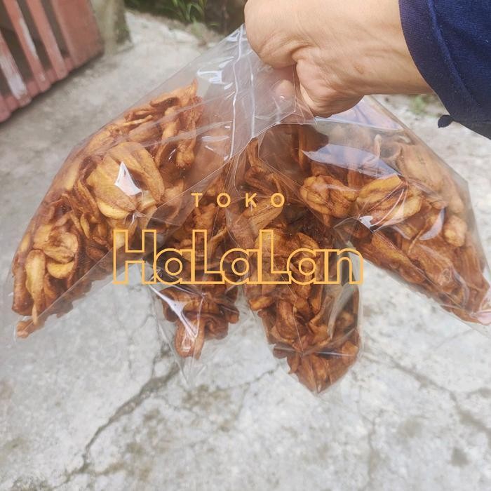 

Ccf [1Kg] Kripik Sale Pisang Kering 1 Kg Total [4 X 250 Gram] Khas Cilacap Rasa Manis Renyah Kriuk Cemilan Snack Asli Cilacap Keripik Salai Pisang Crispy Halal